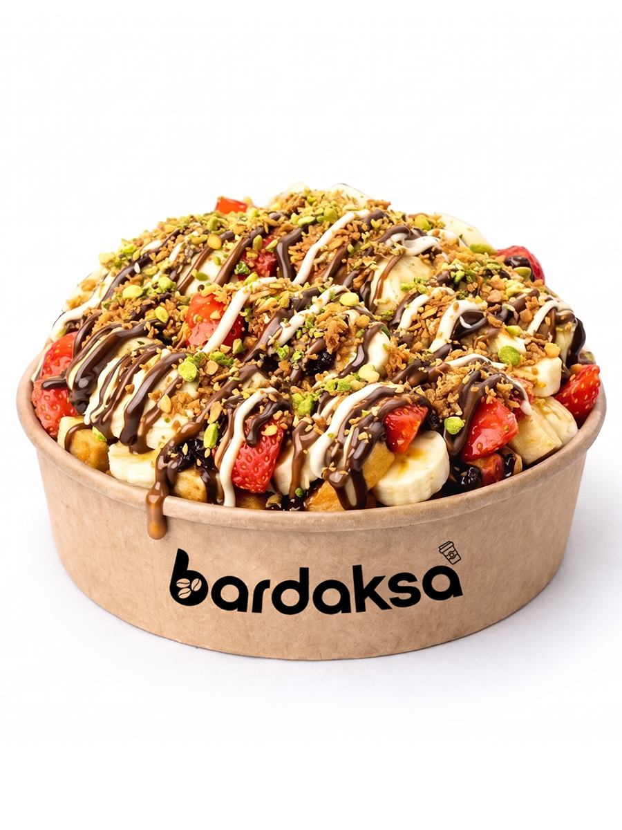Baskılı Waffle Kutusu - 1300 cc